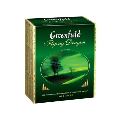 Чай зеленый Greenfield Flying Dragon 100 пак.